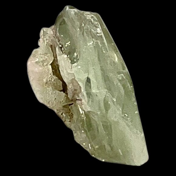 Clear Opalescent Layered Art Glass Cullet Glowing Manganese Slag Glass #5GL44 - Picture 3 of 7